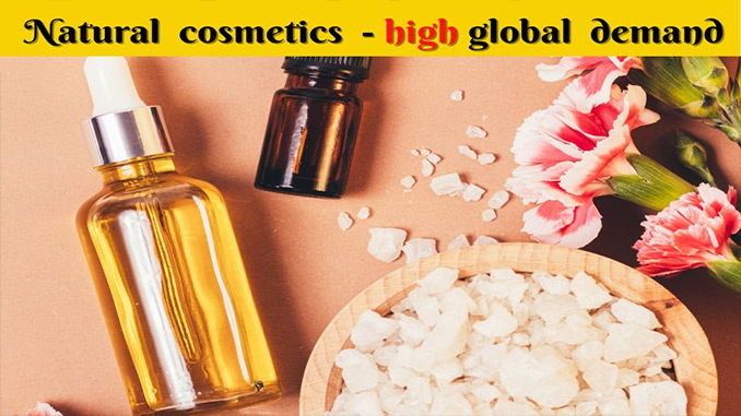 Natural cosmetics-high global demand
